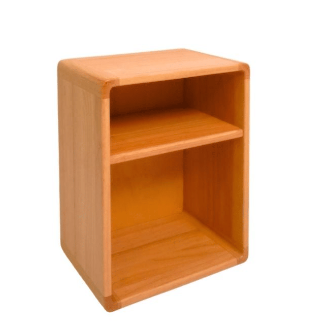ตู้ข้างเตียงไม้ยางพารา MAAI DESIGN รุ่น AKERU SIDE TABLE สีโอ๊ค